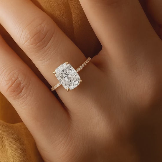 Diamond Pave Engagement Ring