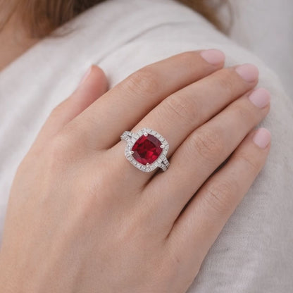 Pave Band Promise Ring