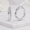 twisted gold hoops sculpted hoop earrings organic hoop earrings fluid design earrings wave hoop earrings spiral hoop earrings