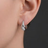 platinum minimalist earrings silver women earrings platinum women earrings silver luxury jewelry platinum luxury jewelry silver polished hoops platinum polished hoops silver modern earrings platinum modern earrings
