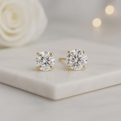 CVD Brilliant-Cut Diamond Studs