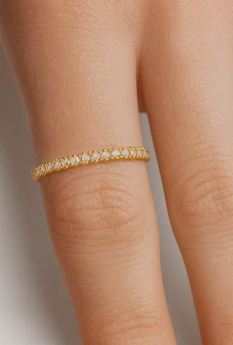 Half Eternity Diamond Wedding Band