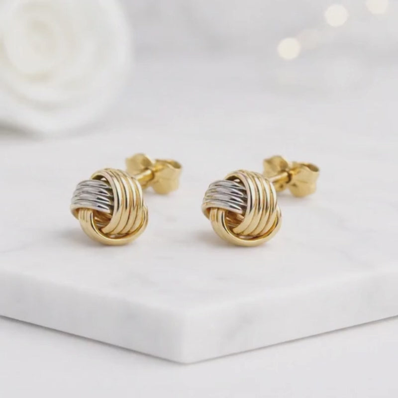 crossover earrings interlock earrings classic studs small stud earrings post earrings women earrings