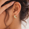 bubble huggies gold huggies beaded huggies chunky huggies small huggies mini huggies hoop earrings hoop jewelry