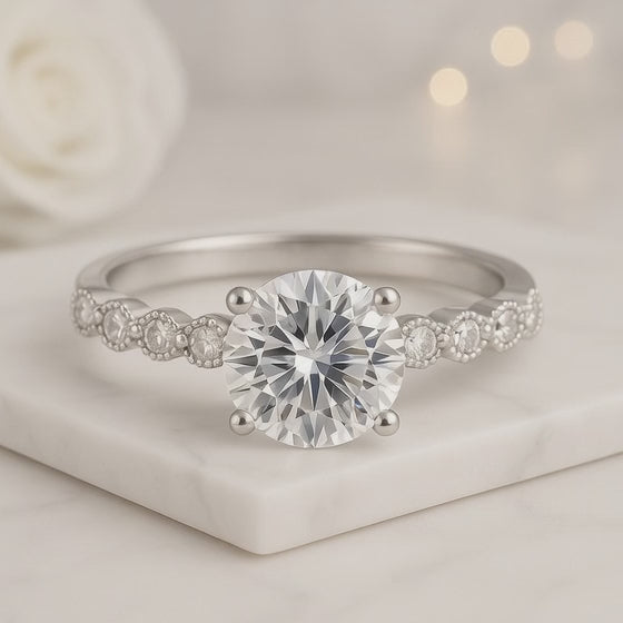 Pave Engagement Ring