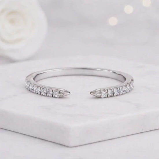 cuff ring open band geometric ring designer ring statement ring petite ring sleek ring polished ring luxury ring