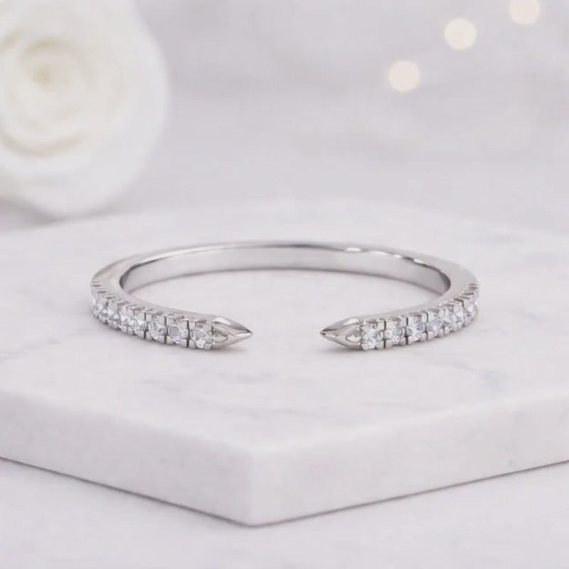 cuff ring open band geometric ring designer ring statement ring petite ring sleek ring polished ring luxury ring