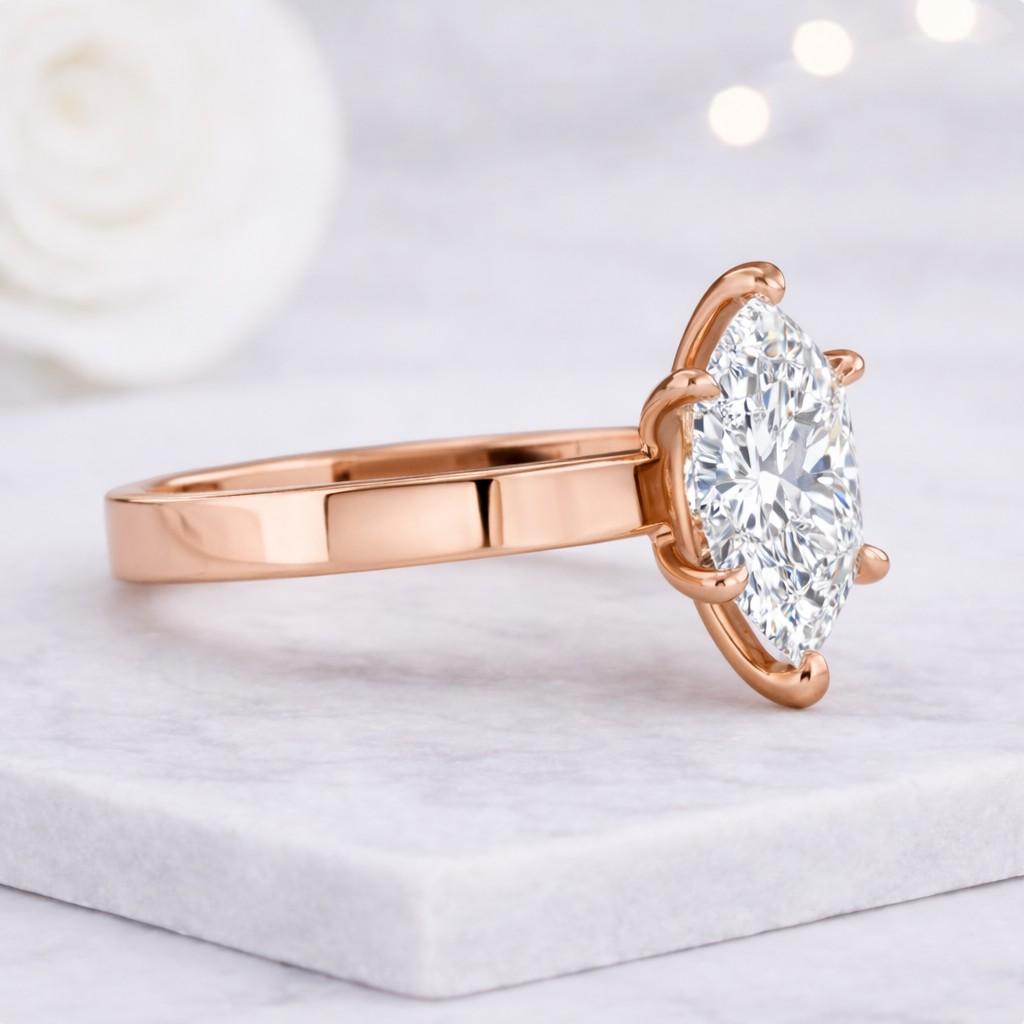 prong setting ring luxury ring crystal ring handmade ring artisan ring custom ring stackable ring modern ring fashion ring engagement jewelry daily wear ring gift for her classic ring