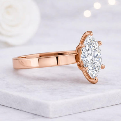 prong setting ring luxury ring crystal ring handmade ring artisan ring custom ring stackable ring modern ring fashion ring engagement jewelry daily wear ring gift for her classic ring