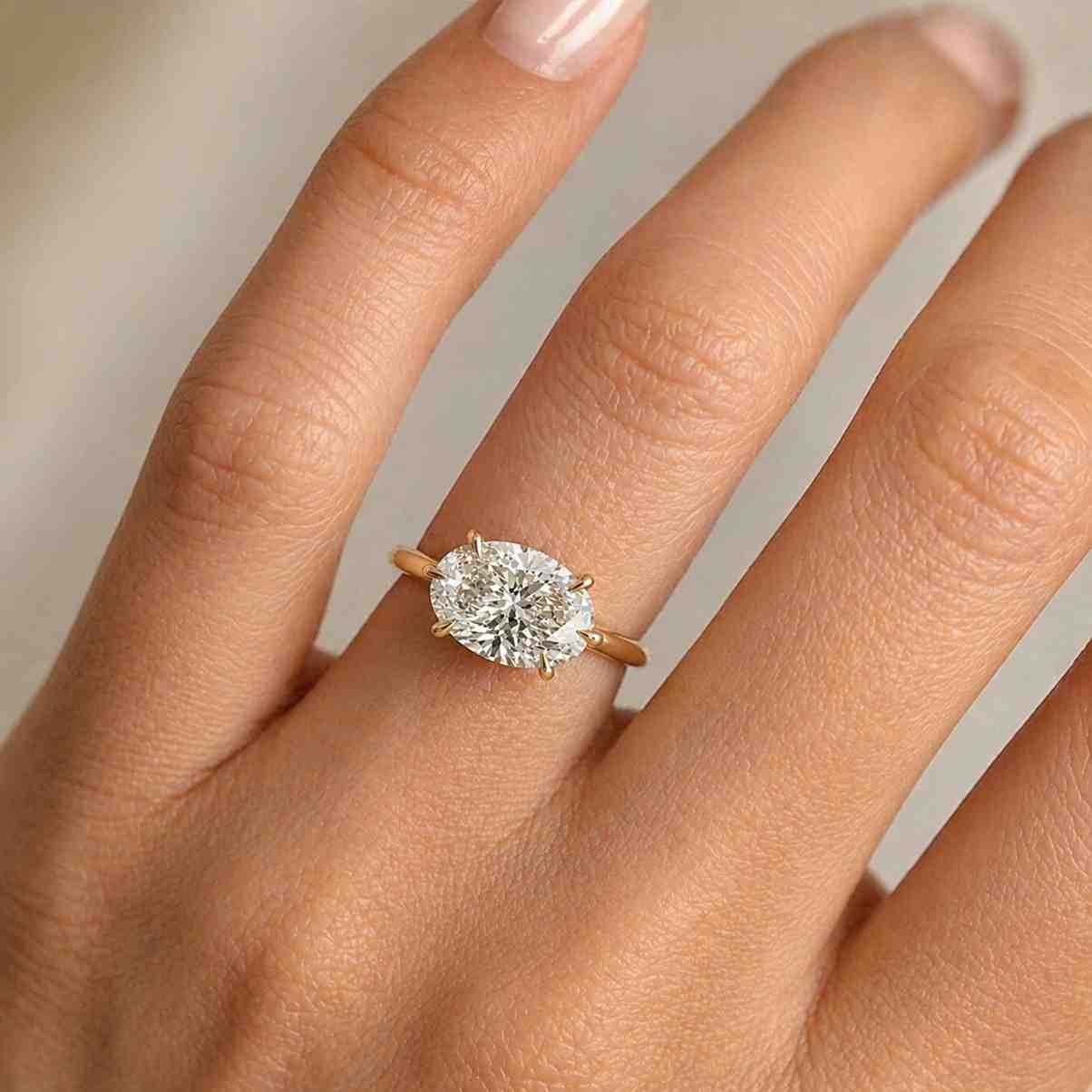 proposal jewelry women jewelry gift jewelry premium ring ring style oval center ring clean design ring luxury design refined ring minimalist ring