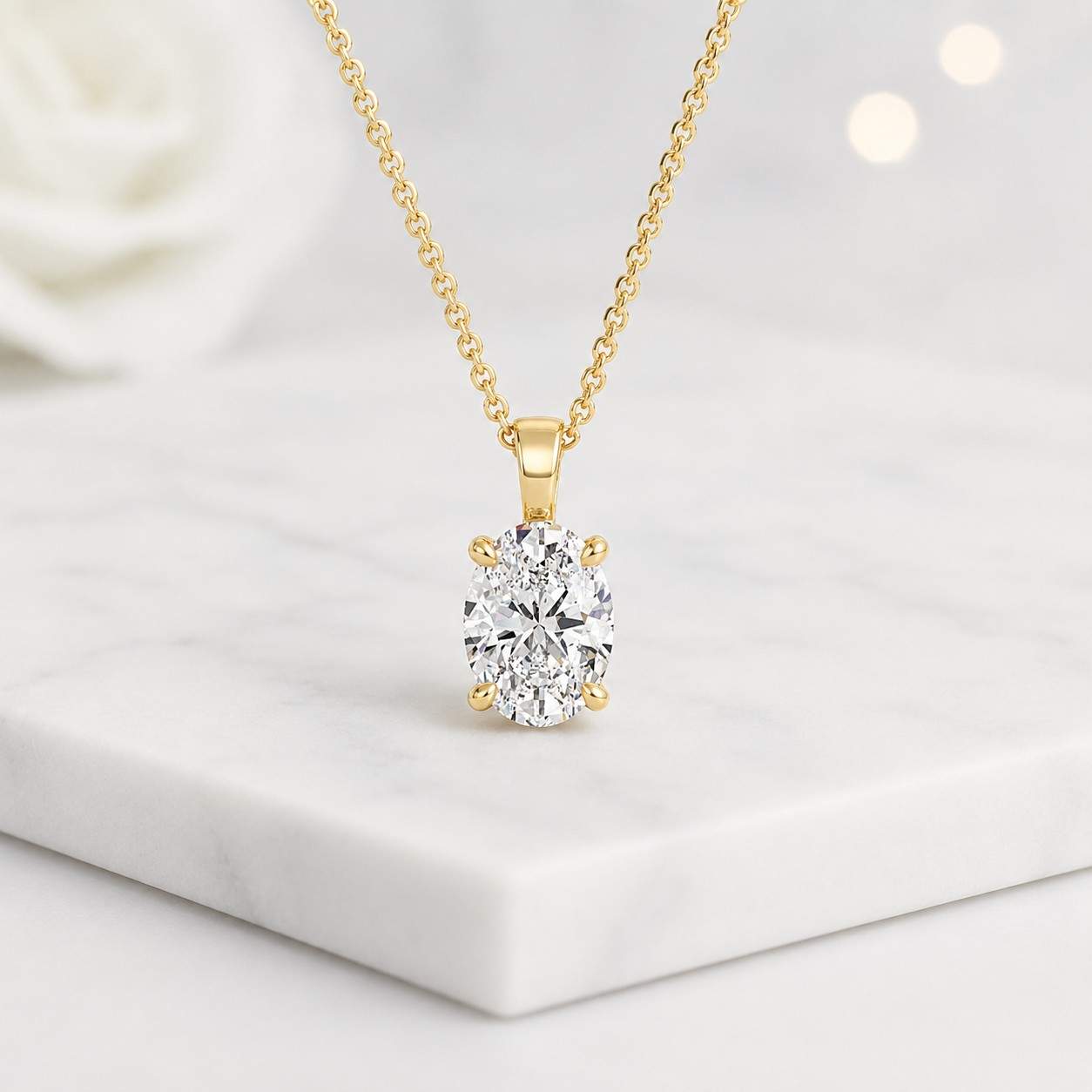 radiant cut necklace diamond necklace moissanite necklace lab diamond necklace silver necklace