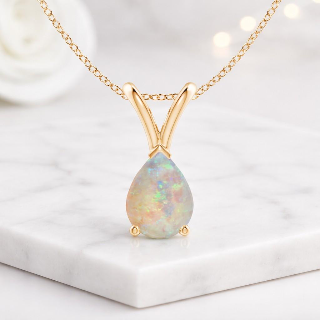 real gold opal pendant silver drop necklace luxury metal pendant fine metal jewelry gold vermeil pendant gold plated necklace polished silver pendant elegant metal necklace