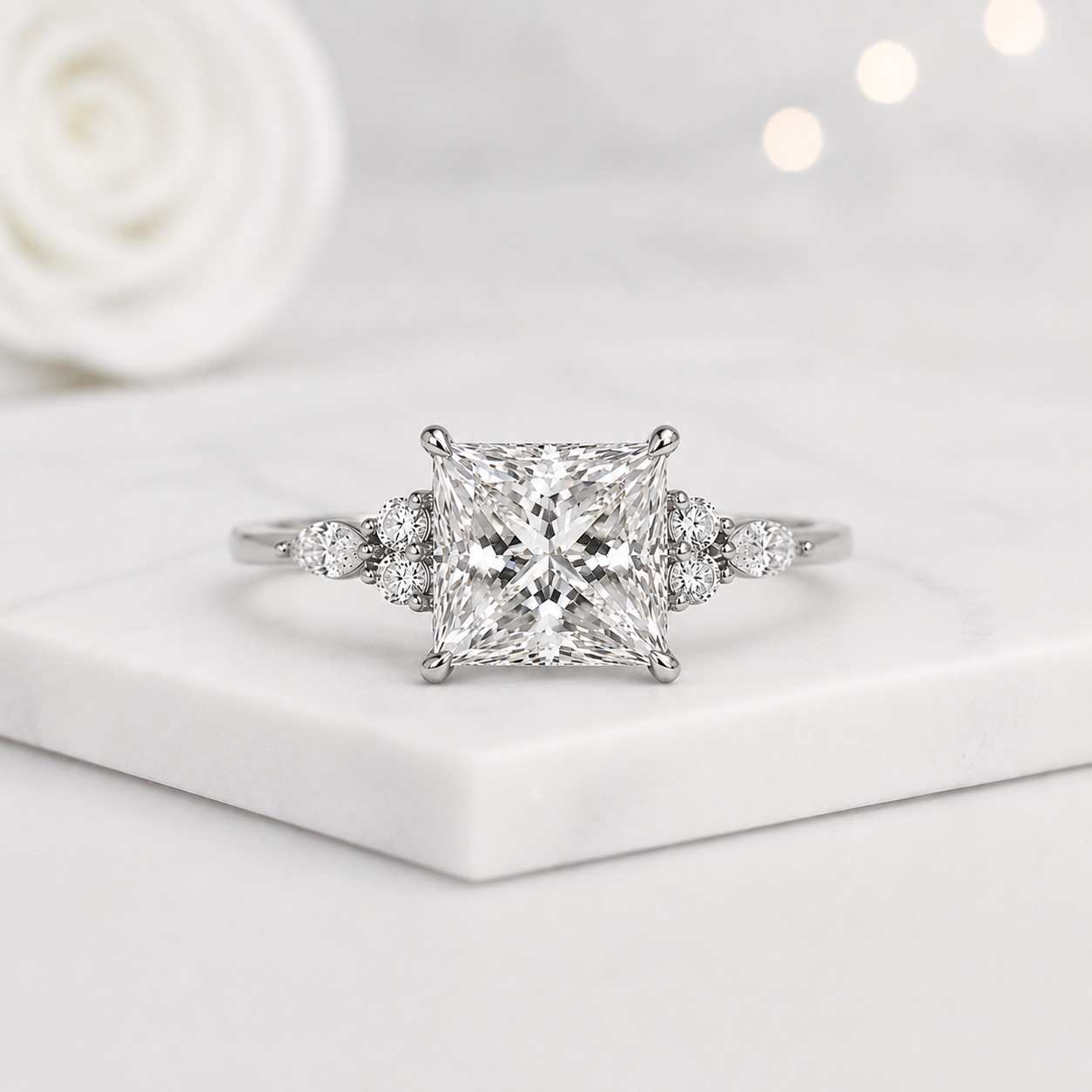 real gold ring gold engagement ring gold bridal ring gold wedding ring gold promise ring