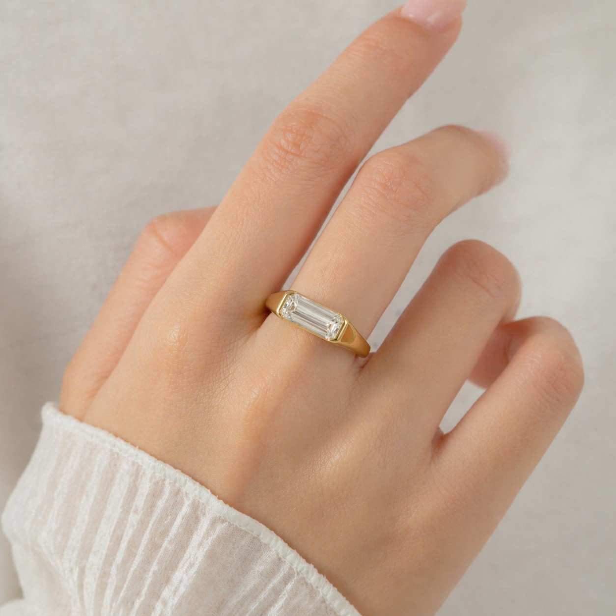 rectangle stone clear gemstone bridal jewelry fine ring polished jewelry elegant jewelry trendy ring fashion jewelry luxury accessory artisan jewelry handmade jewelry custom jewelry