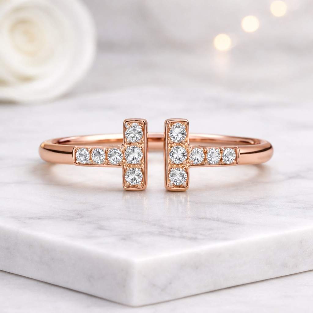 rose gold ring white gold ring platinum ring 925 silver ring sterling silver ring silver jewelry platinum jewelry