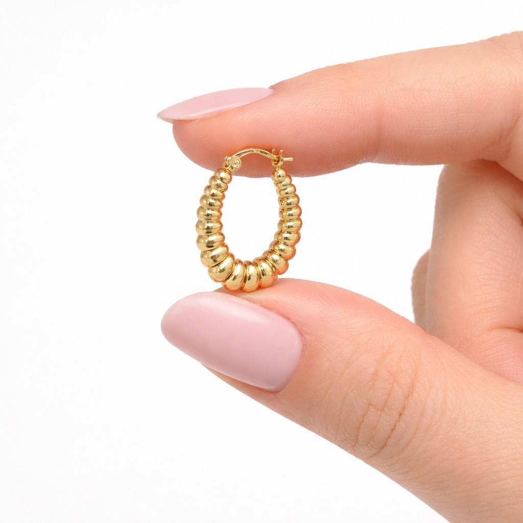 rose tone hoops mixed metal hoops precious metal hoops luxury metal earrings fine metal hoops real silver hoops polished silver hoops