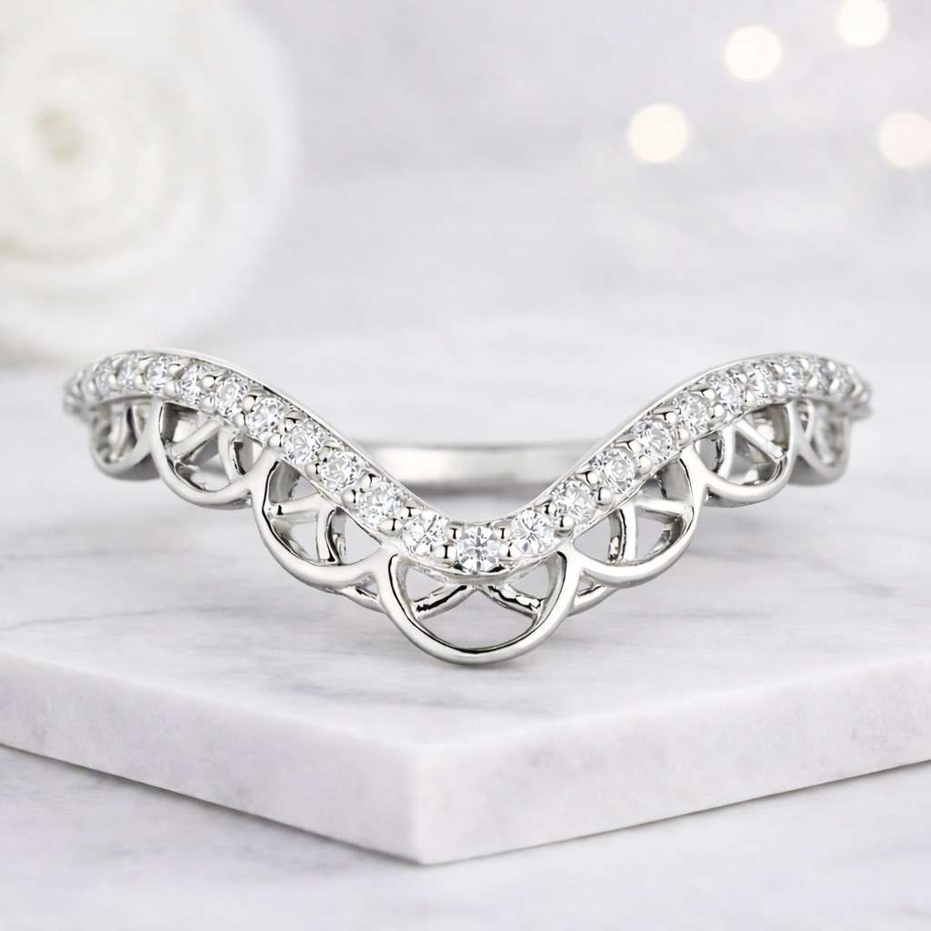 round band oval band marquise band pear band cushion band princess band emerald band round bridal band
