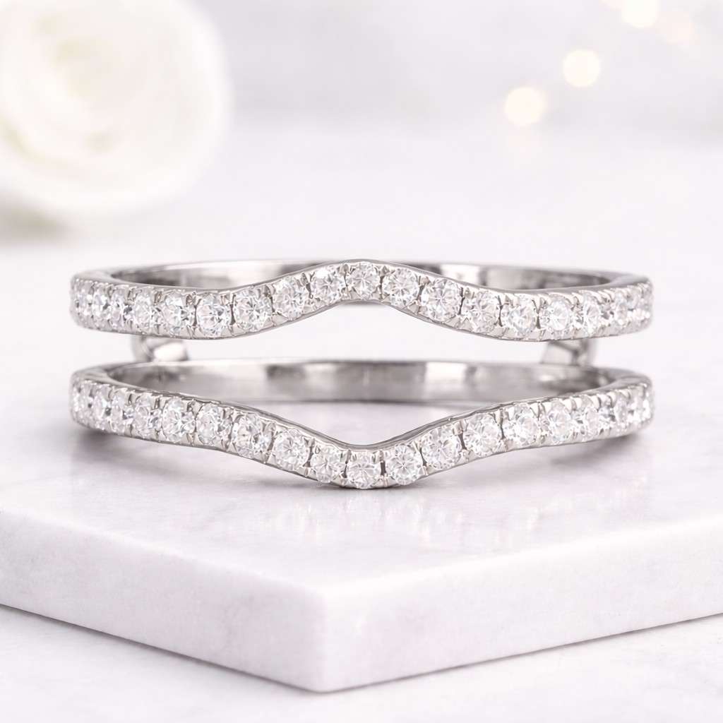 round cut band oval cut band marquise cut band pear cut band cushion cut band princess cut band emerald cut band