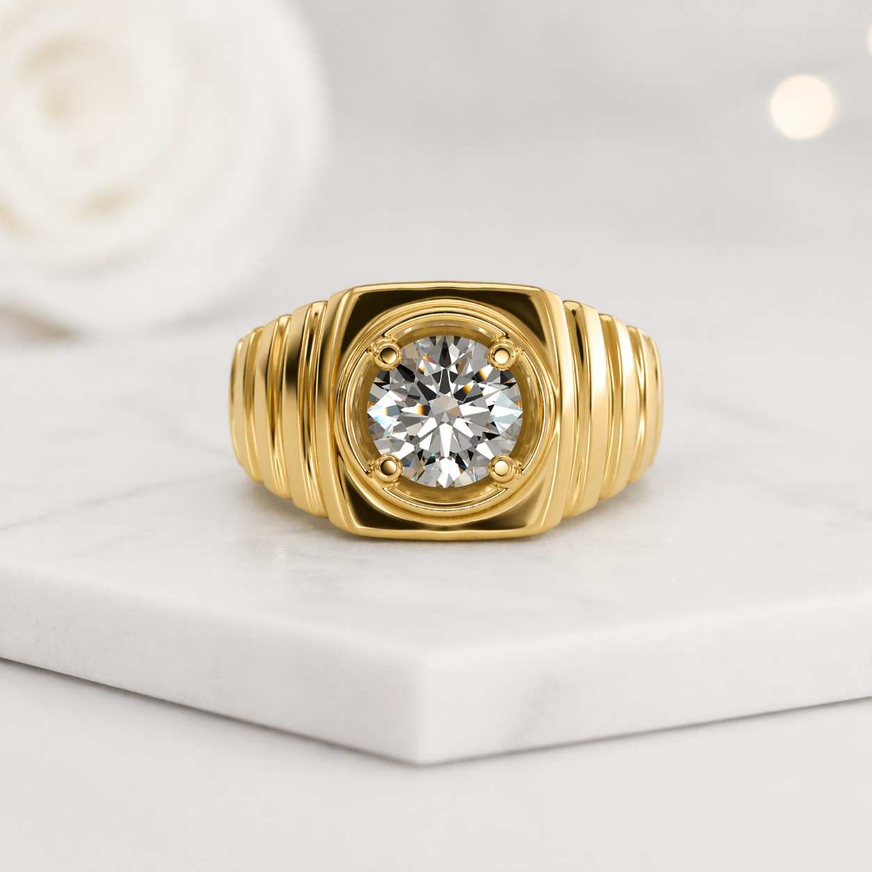 round diamond ring moissanite solitaire lab grown diamond ring cz ring diamond jewelry moissanite jewelry lab diamond jewelry cubic zirconia ring brilliant cut ring sparkling gemstone ring colorless stone ring