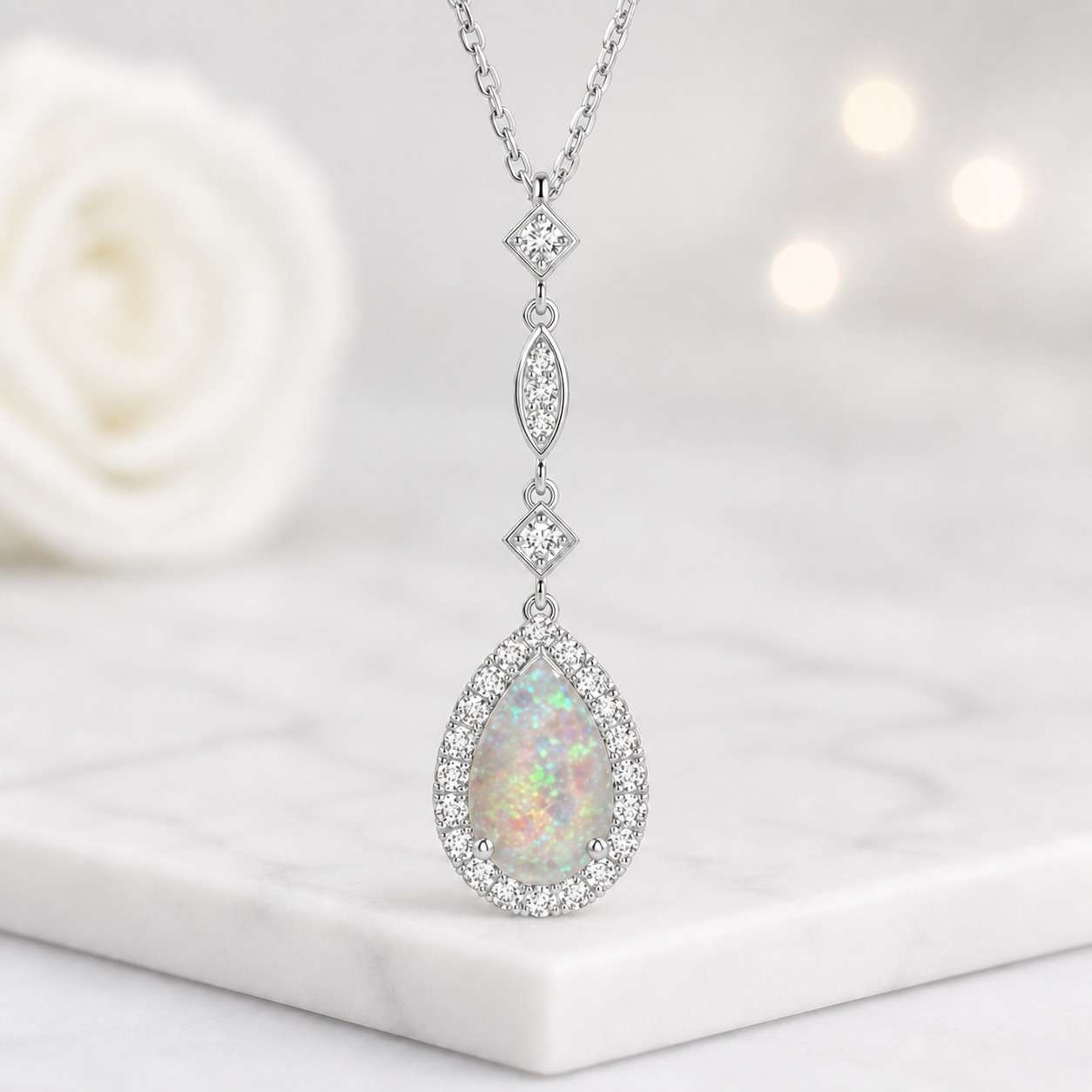 round halo necklace oval necklace marquise necklace pear necklace design cushion necklace princess necklace