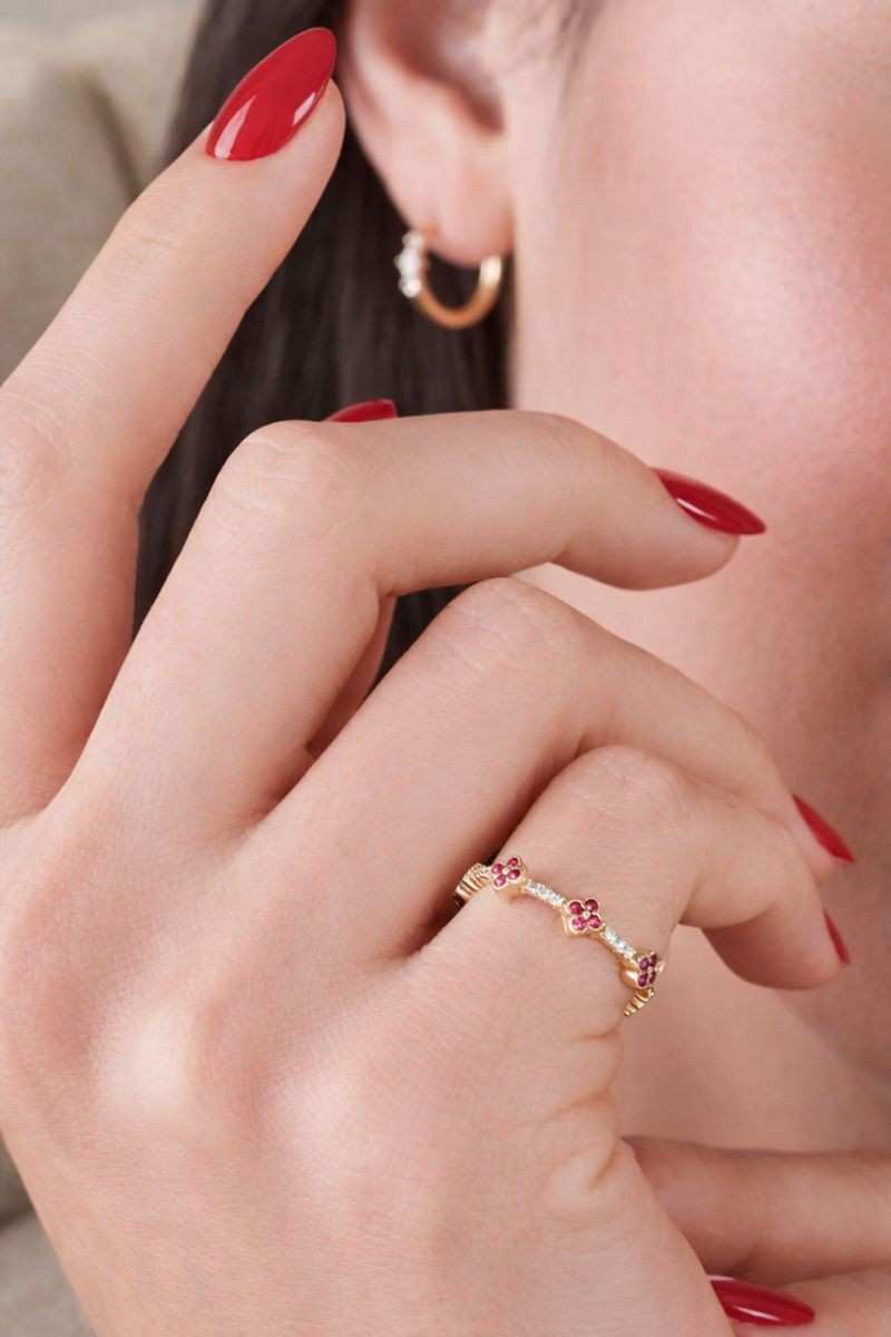 ruby ring natural ruby ring red gemstone ring ruby jewelry ruby flower ring ruby cluster ring ruby eternity ring ruby wedding band ruby stack ring ruby gift ring ruby anniversary ring ruby promise ring