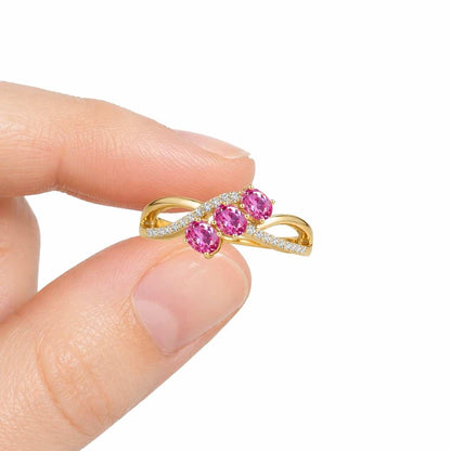 sapphire engagement ring sapphire promise ring sapphire anniversary ring sapphire bridal ring pink sapphire gift pink sapphire jewelry gemstone fashion ring diamond accent jewelry moissanite jewelry lab grown diamond