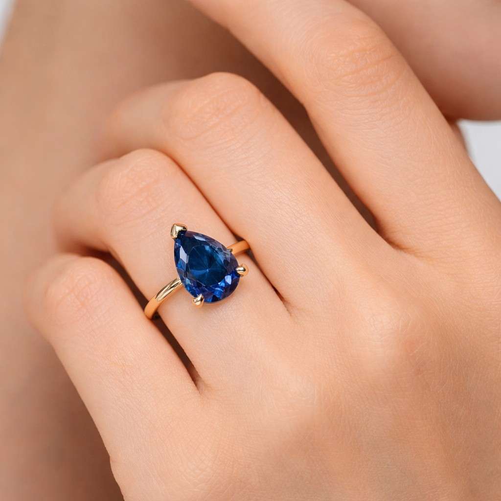 sapphire ring blue sapphire ring natural sapphire ring lab sapphire ring diamond ring moissanite ring lab diamond ring