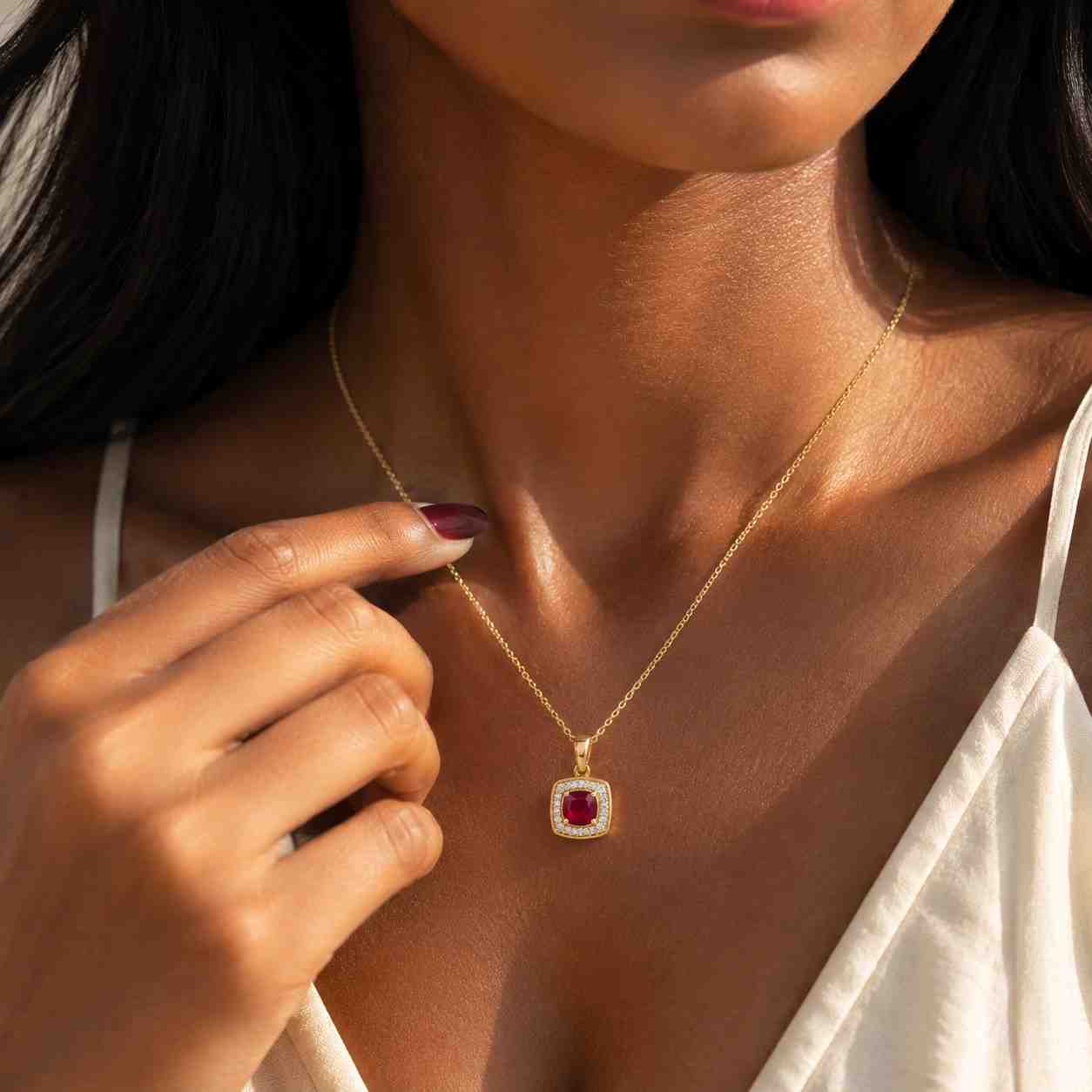 silver pendant sterling silver pendant platinum pendant white metal pendant silver halo pendant silver ruby pendant