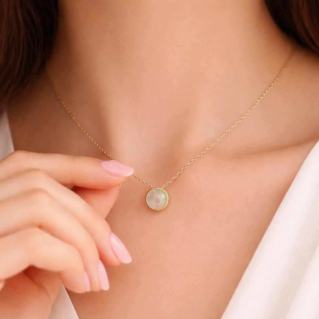 simple necklace modern necklace elegant necklace fine jewelry gemstone necklace gold jewelry layering necklace cute necklace chic necklace handmade necklace gift for her necklace