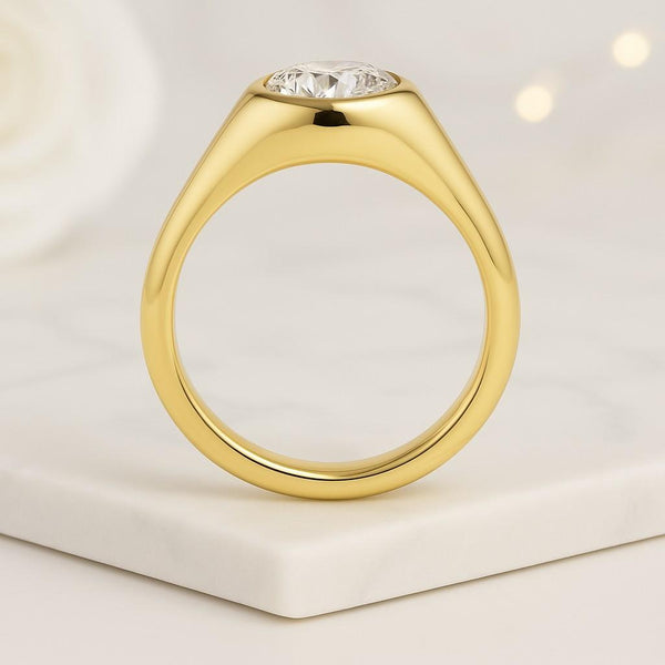 simple ring dainty ring everyday ring polished ring smooth band comfort fit statement ring luxury ring classic ring elegant ring