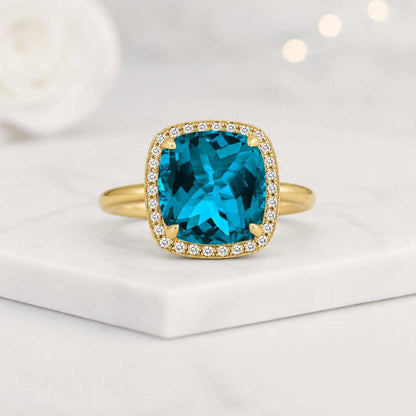 simulated diamond ring gemstone halo ring sparkling diamond ring gemstone jewelry fine gemstone ring precious stone ring gemstone