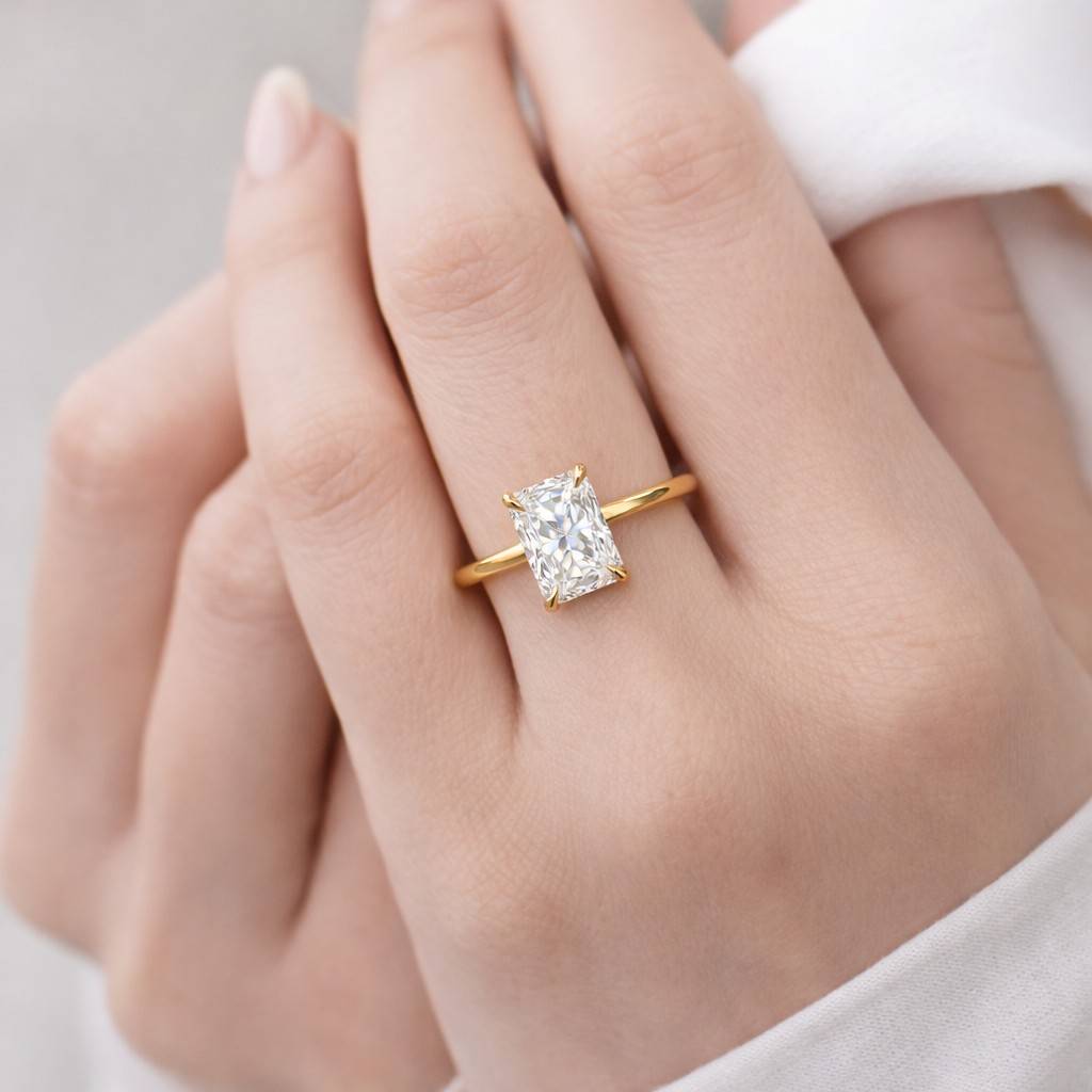 slim band ring bridal jewelry luxury jewelry fine ring statement jewelry clear stone ring wedding jewelry classic jewelry timeless ring