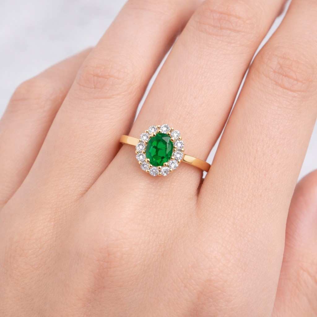 small emerald ring medium emerald ring large emerald ring petite halo ring bold halo ring