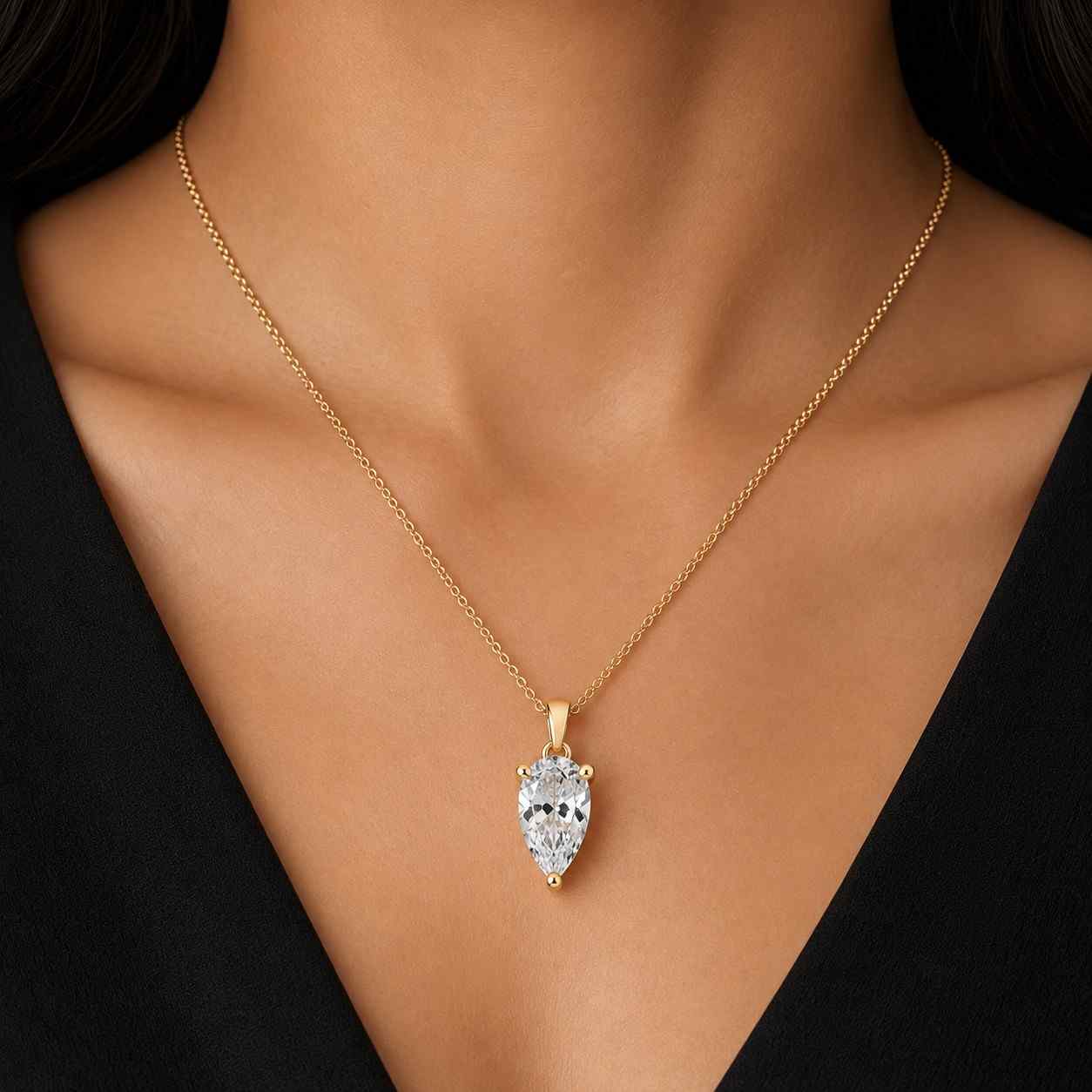 solid gold necklace 10k necklace 14k necklace 18k necklace yellow gold necklace white gold necklace rose gold necklace