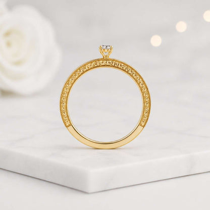 solid yellow gold ring white gold solitaire ring rose gold engagement ring platinum jewelry ring 925 sterling ring silver bridal ring 10k solitaire ring 14k bridal ring 18k luxury ring