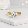 Round Cut Lab Grown Diamond Solitaire Engagement Ring