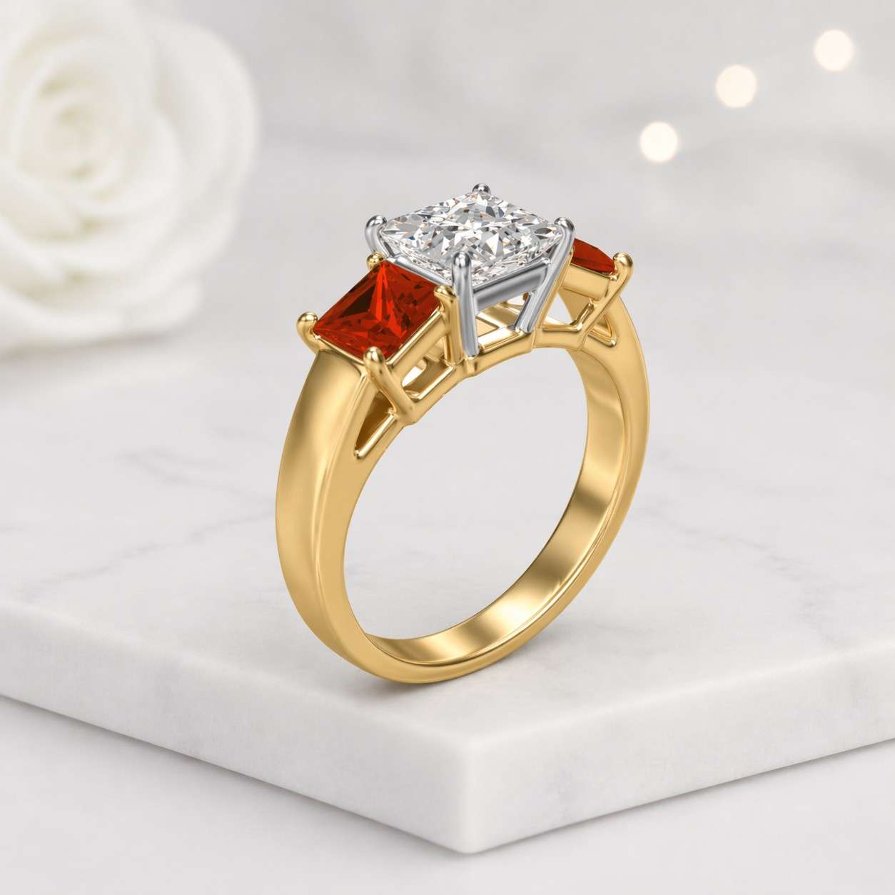 solitaire style ring luxury ring fine jewelry ring classic ring elegant ring handmade ring custom ring women ring promise ring anniversary ring thick band ring prong setting ring