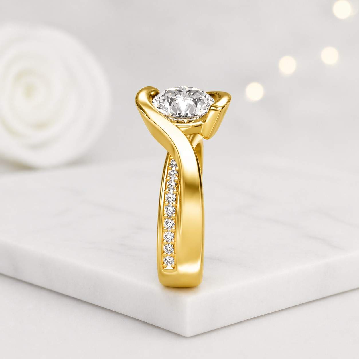 sparkle ring polished band crossover band ring wave band ring handcrafted ring custom jewelry wedding jewelry romantic jewelry timeless jewelry stylish ring chic jewelry trendy ring delicate jewelry everyday jewelry