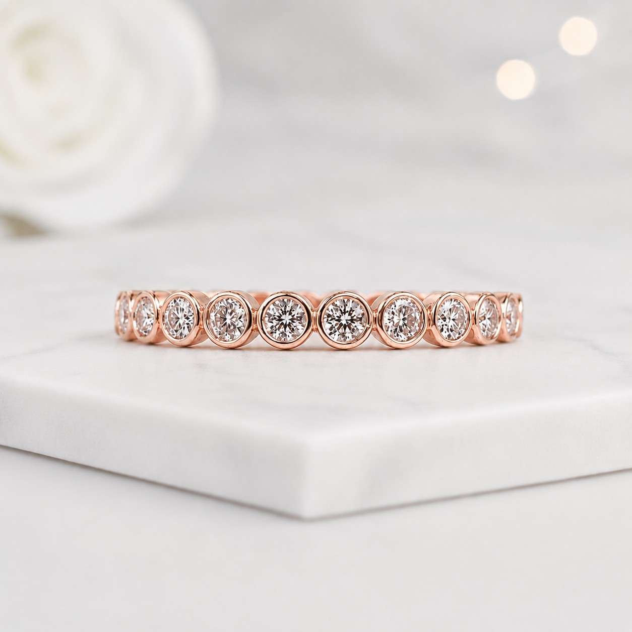 sparkle ring polished band modern jewelry classic jewelry stack ring finger ring band ring full band eternity jewelry