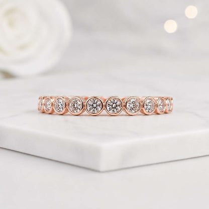 sparkle ring polished band modern jewelry classic jewelry stack ring finger ring band ring full band eternity jewelry