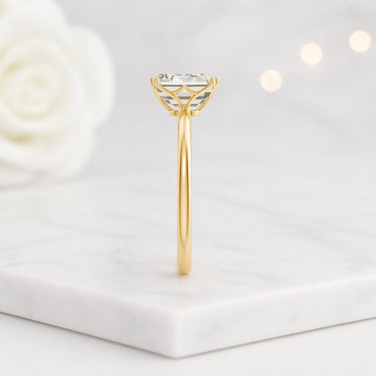 square ring geometric ring refined ring delicate ring slim band ring center stone ring everyday ring chic ring dainty ring stylish ring feminine ring clean ring timeless ring simple ring
