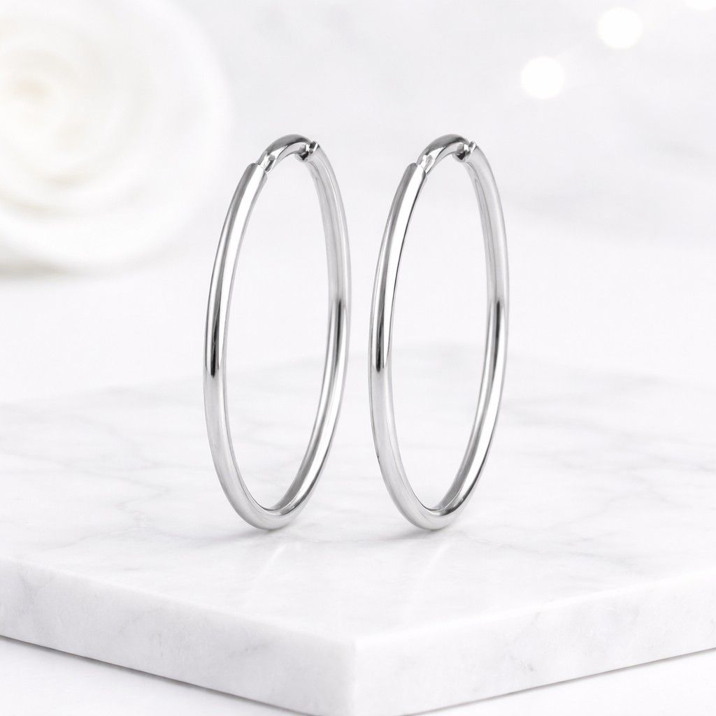 stackable hoops daily earrings casual earrings dressy earrings modern hoops gift earrings chic hoop earrings refined hoops luxury earrings statement hoops delicate hoops narrow hoop earrings bright gold hoops classic jewelry versatile earrings