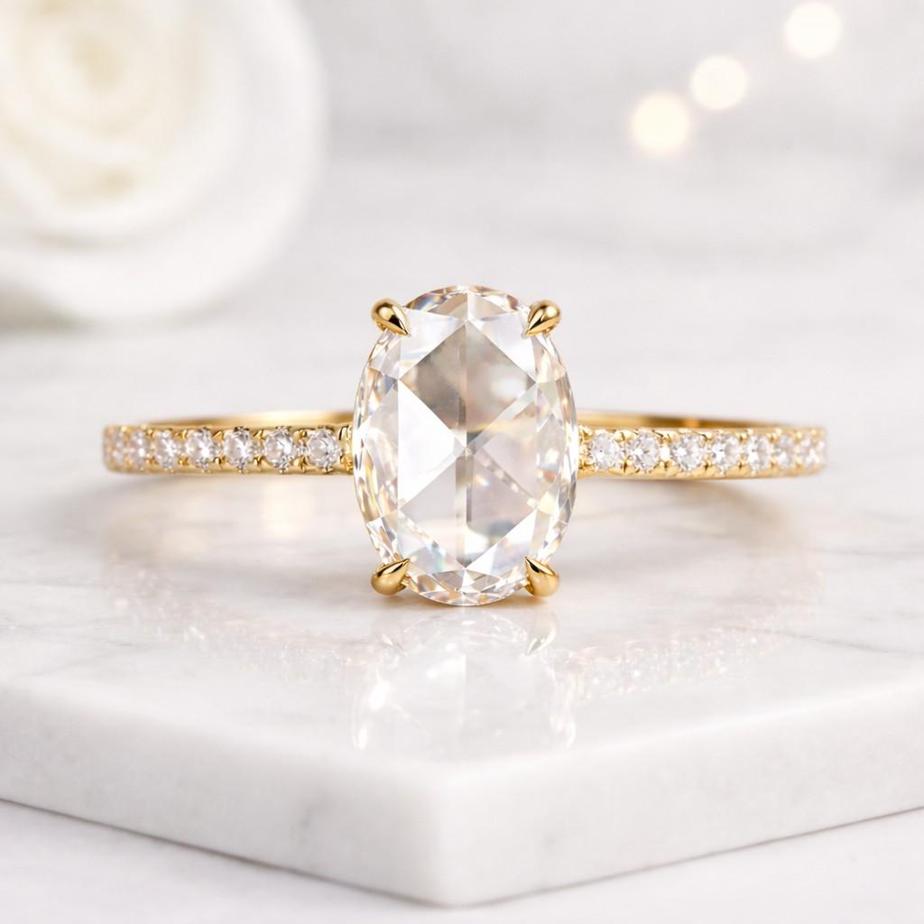 stacking ring bridal jewelry ring for her elegant jewelry oval cut ring polished ring sparkle ring crystal ring