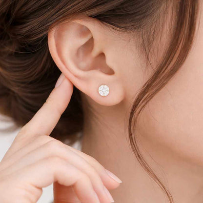 stacking studs layering earrings capsule jewelry earrings everyday luxury earrings modern minimal studs clean line earrings