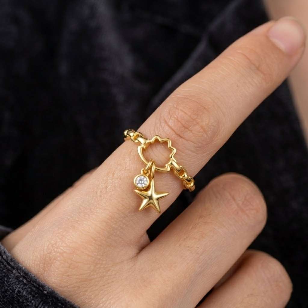 sterling silver ring 925 silver ring silver charm ring silver star ring silver cloud ring silver band ring platinum ring platinum jewelry platinum band ring white metal ring precious metal ring hypoallergenic ring