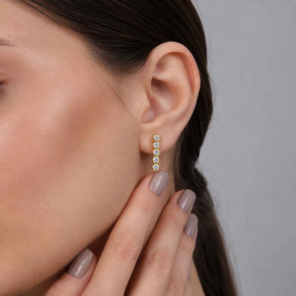 straight bar earrings slim earrings stackable earrings classic earrings chic earrings delicate earrings polished earrings petite earrings