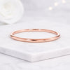 14K Rose Gold Minimalist Stackable Wedding Band