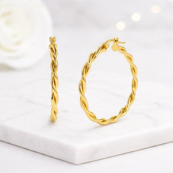 twisted hoop earrings gold hoop earrings rope hoop earrings braided hoop earrings large hoop earrings round hoop earrings statement hoops