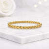 14K Gold Twisted Rope Stackable Ring