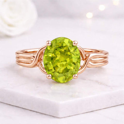 unique ring gift ring fashion ring dainty ring everyday ring stacking ring promise ring artisan ring polished ring shiny ring classic ring timeless ring luxury ring birthstone ring august birthstone ring green jewelry ring